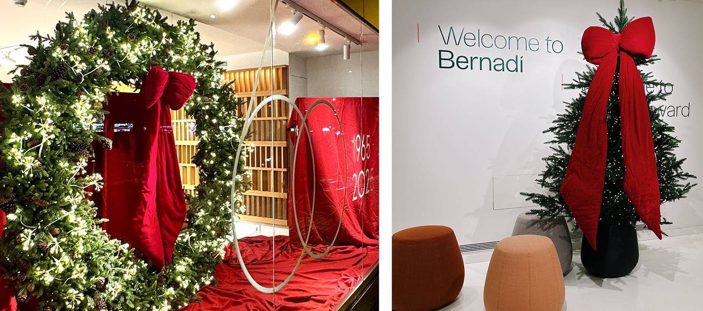 Aparador decoración diseño Navidad Bernadí 2025 60 aniversario